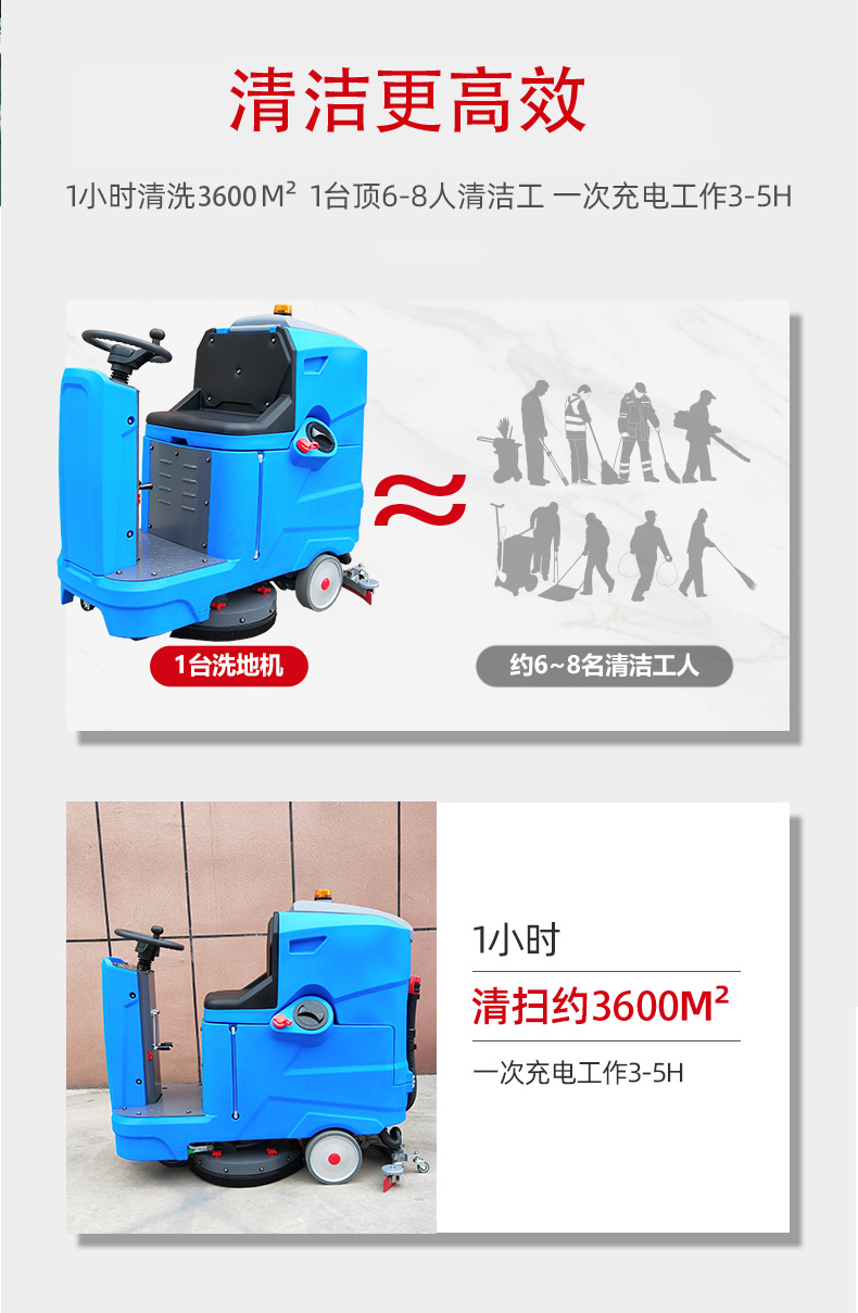 鹰潭驾驶式洗地机更适合用在高铁站